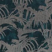 Clarke & Clarke Exotica Tropicale Kingfisher Fabric