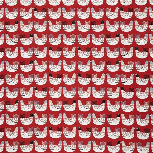 Iliv Nordic Cluck Cluck Scarlet Fabric
