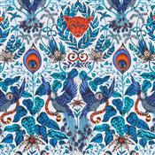 Clarke & Clarke Animalia Amazon Blue Fabric