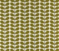 Orla Kiely Two Colour Stem Olive Fabric