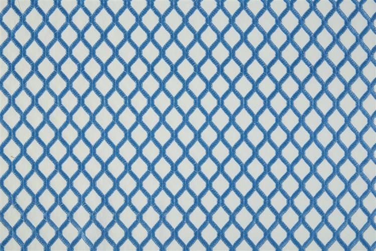 Beaumont Textiles Marrakech Mosaic Sky Blue Fabric