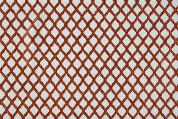 Beaumont Textiles Marrakech Mosaic Burnt Orange Fabric