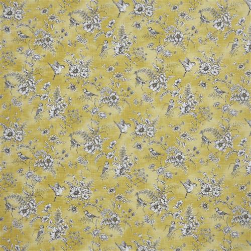 Iliv Forever Spring Finch Toile Buttercup Fabric