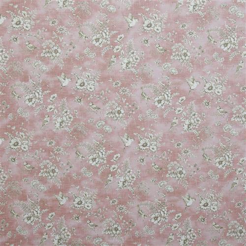 Iliv Forever Spring Finch Toile Rose Fabric