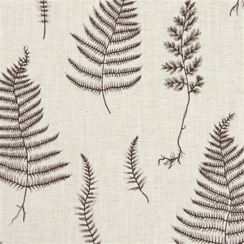 Clarke & Clarke Botanica Lorelle Charcoal_Linen Fabric