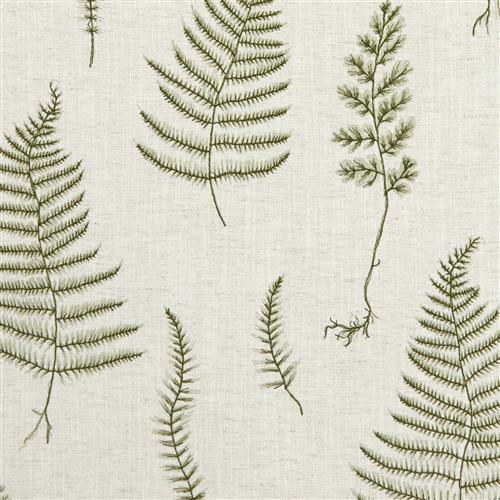 Clarke & Clarke Botanica Lorelle Natural_Forest Fabric