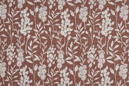 Beaumont Textiles Sherwood Flora Terracotta Fabric