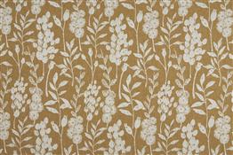 Beaumont Textiles Sherwood Flora Mustard Fabric