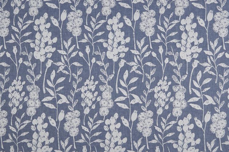 Beaumont Textiles Sherwood Flora Denim Fabric