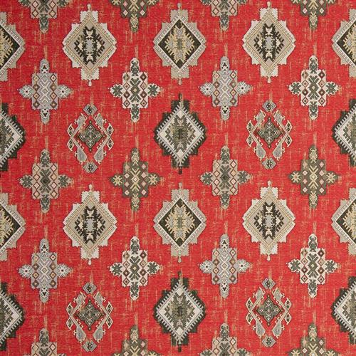 Clarke & Clarke Anatolia Konya Crimson Fabric