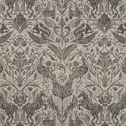 Studio G Country Garden Forest Trail Charcoal Fabric