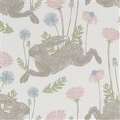 Studio G Land & Sea March Hare Pastel Fabric