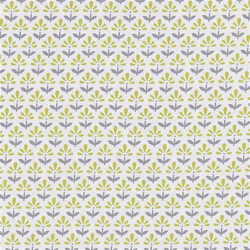 Studio G Co-ordinates Fleur Chartreuse/Charcoal Fabric