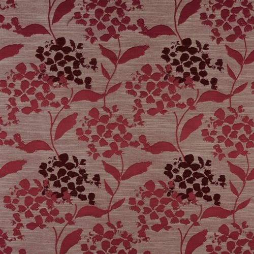 Prestigious Eden Hydrangea Cranberry Fabric