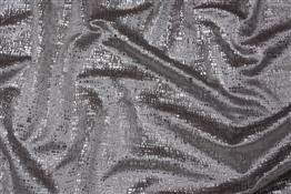 Fryetts Glamour Zinc Silver Fabric
