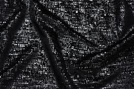 Fryetts Glamour Zinc Noir Fabric