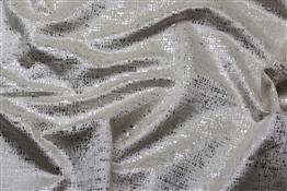 Fryetts Glamour Zinc Ivory Fabric