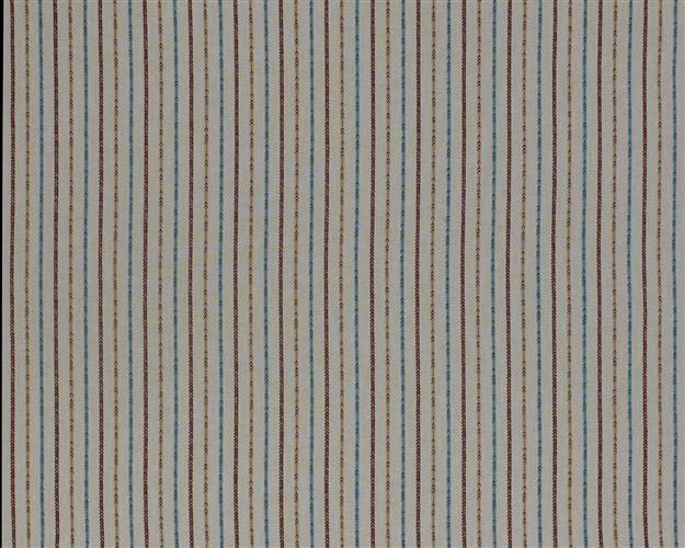 Porter & Stone Santa Cruz Maya Stripe Teal Fabric