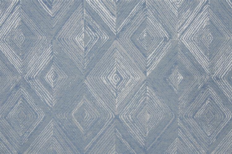 Beaumont Textiles Empire Ottoman Sky Blue Fabric