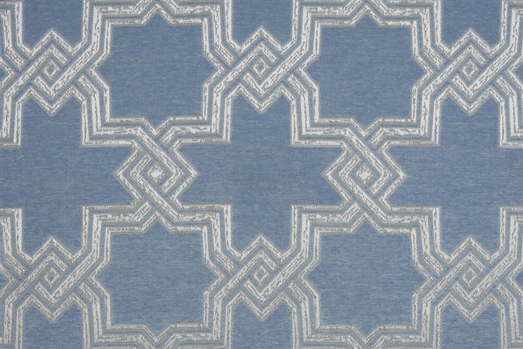 Beaumont Textiles Empire Inca Sky Blue Fabric