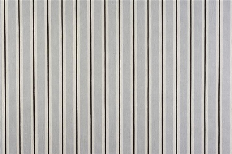 Porter & Stone Appledore Arley Stripe Silver Fabric