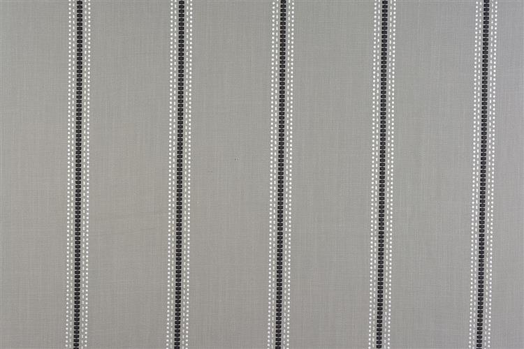 Porter & Stone Appledore Bromley Stripe Silver Fabric