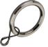 Integra Orient 19mm Curtain Pole Rings, Brushed Silver
