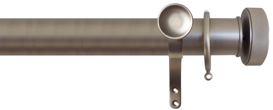 Jones Esquire 50mm Pole Brushed Nickel, Etched Disc