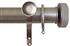 Jones Esquire 50mm Pole Brushed Nickel, Etched Disc