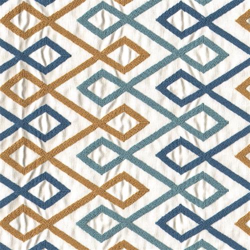 Beaumont Textiles Tropical Tobago Wedgewood Fabric