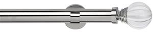 Speedy 35mm Poles Apart IDC Metal Eyelet Pole Chrome, Segmented Ball