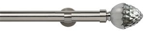 Speedy 35mm Poles Apart IDC Metal Eyelet Pole Satin Silver, Acorn