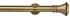 Speedy 35mm Poles Apart IDC Metal Eyelet Pole Antique Brass, Trumpet