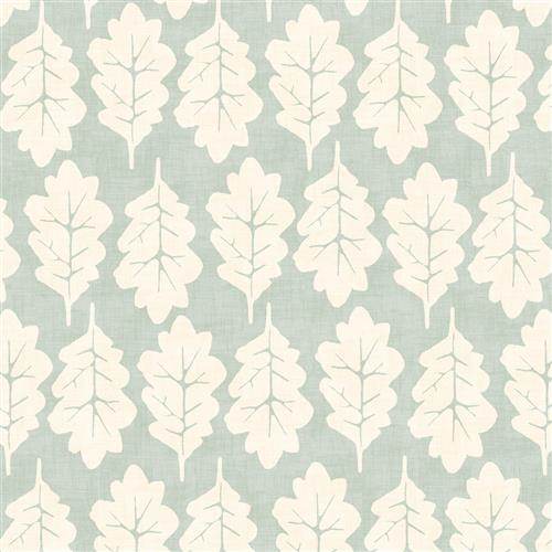 Iliv Imprint Oak Leaf Duckegg Fabric