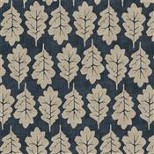 Iliv Imprint Oak Leaf Midnight Fabric