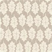 Iliv Imprint Oak Leaf Oatmeal Fabric