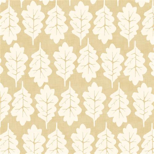 Iliv Imprint Oak Leaf Ochre Fabric