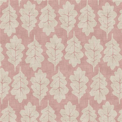 Iliv Imprint Oak Leaf Rose Fabric
