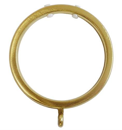 Jones Esquire 50mm Curtain Pole Rings, Brushed Gold