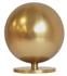 Jones Esquire 50mm Sphere Finial, Brushed Gold
