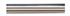 Jones Esquire 50mm Curtain Pole Only, Polished Nickel