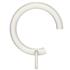 Arc 25mm Passing Curtain Rings, Warm Grey