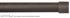 Byron Delano 35mm 45mm Ext Curtain Pole Umber End Cap