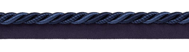 Hallis Ascot Flanged Piping Cord Sapphire