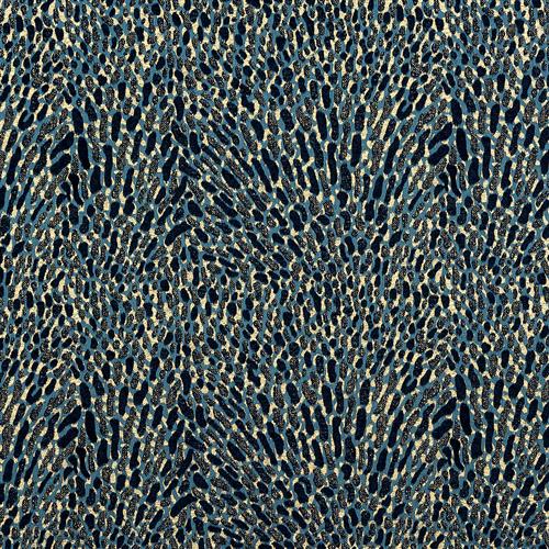 Chatsworth Vortex Jupiter Blue Fabric