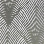 Chatham Glyn Art Deco Delano Charcoal Fabric