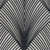 Chatham Glyn Art Deco Delano Ebony Fabric