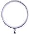 Renaissance Accents 35mm Curtain Pole Rings, Polished Silver