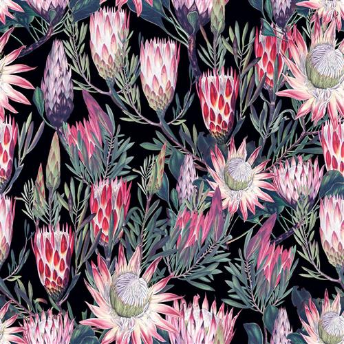 Chatham Glyn Tropical Velvets Biome Ebony Fabric