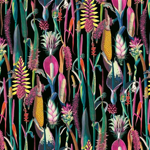 Chatham Glyn Tropical Velvets Borneo Ebony Fabric